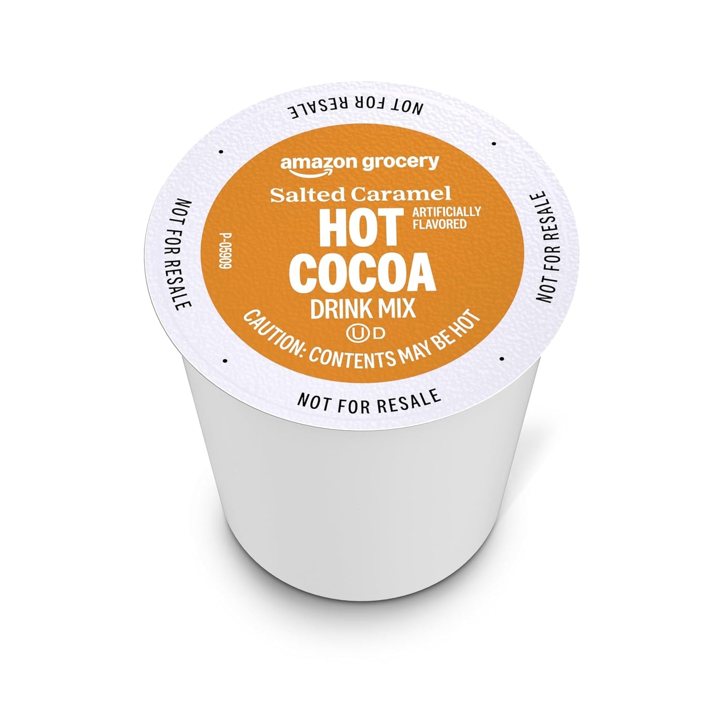 Amazon Brand - Happy Belly Hot Cocoa Pods Compatible with 2.0 K-Cup Brewers, Salted Caramel Flavored, 24 Count