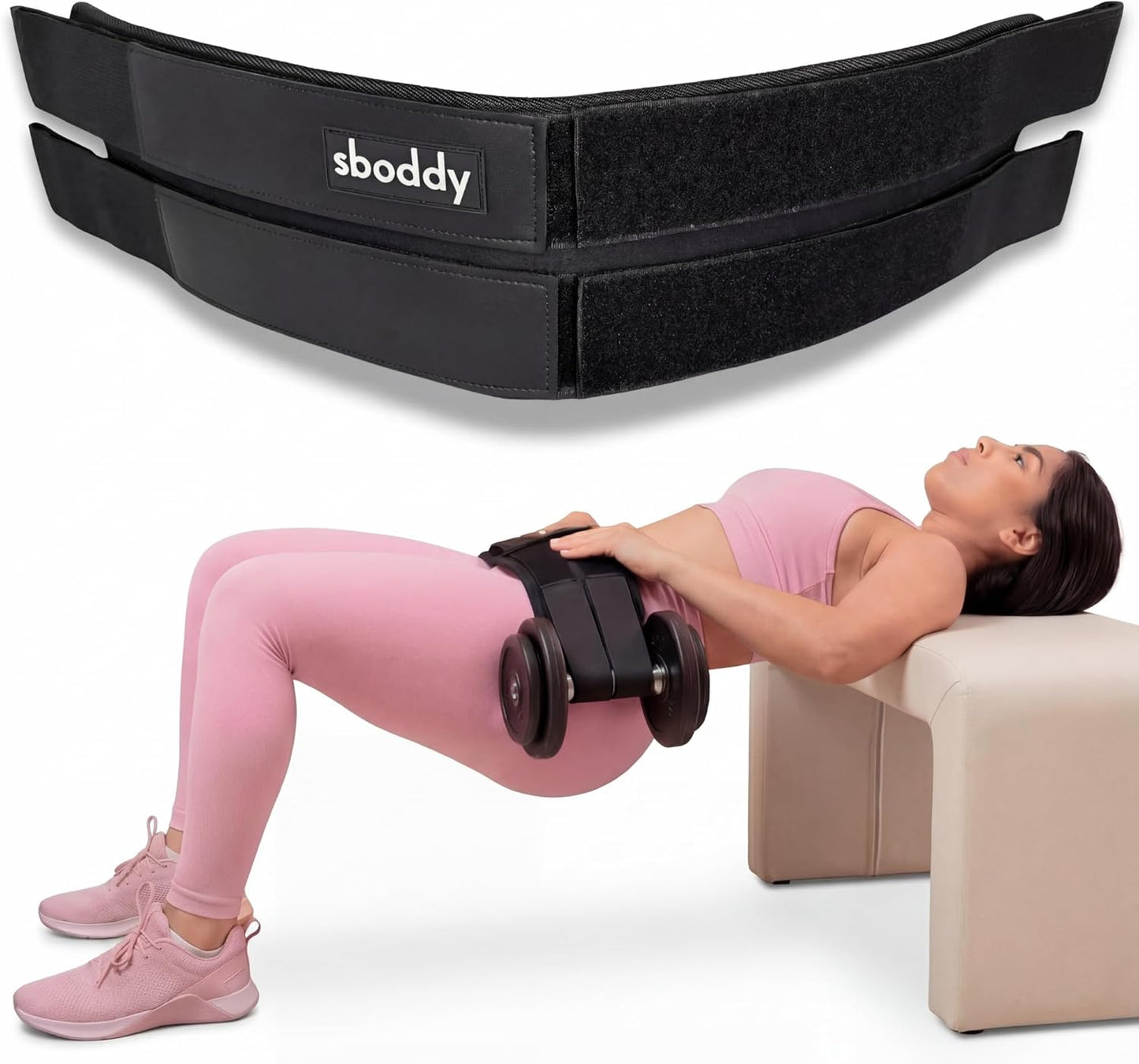 Hip Thrust Belt with Dual-Strap Design for Women