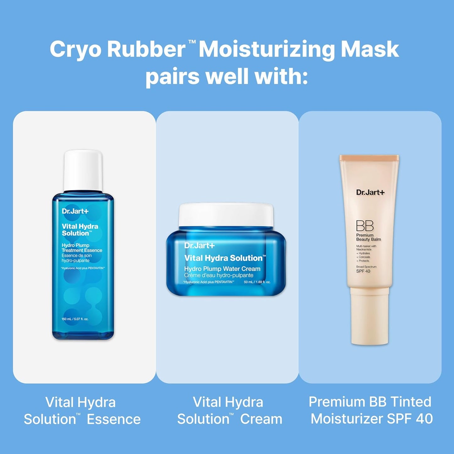 Dr.Jart+ Cryo Rubber Cooling Korean Face Mask with Serum Ampoule