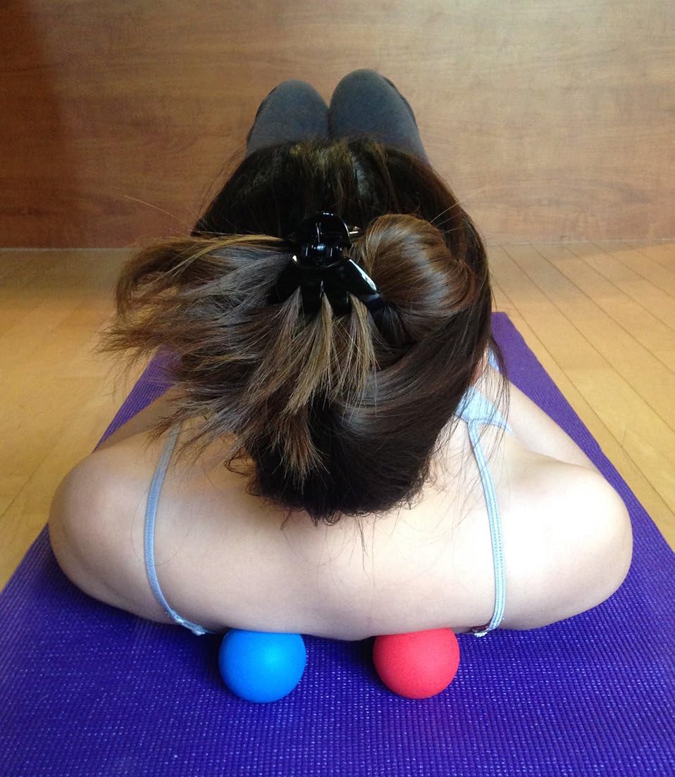 Massage Lacrosse Balls for Myofascial Release and Trigger Point Therapy, Set of 2 Firm Balls
