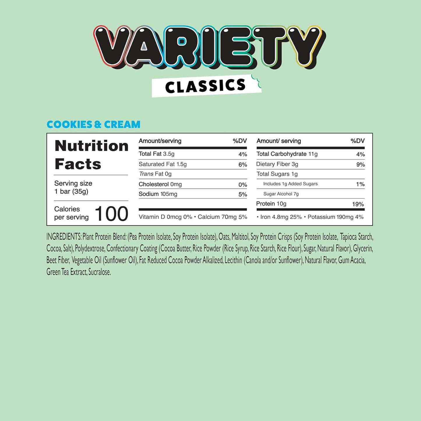 YuBi Bars Variety Pack, 12 Pack, 14.8oz, Gluten Free, Dairy Free, Non-GMO, Low Sugar, Low Carb