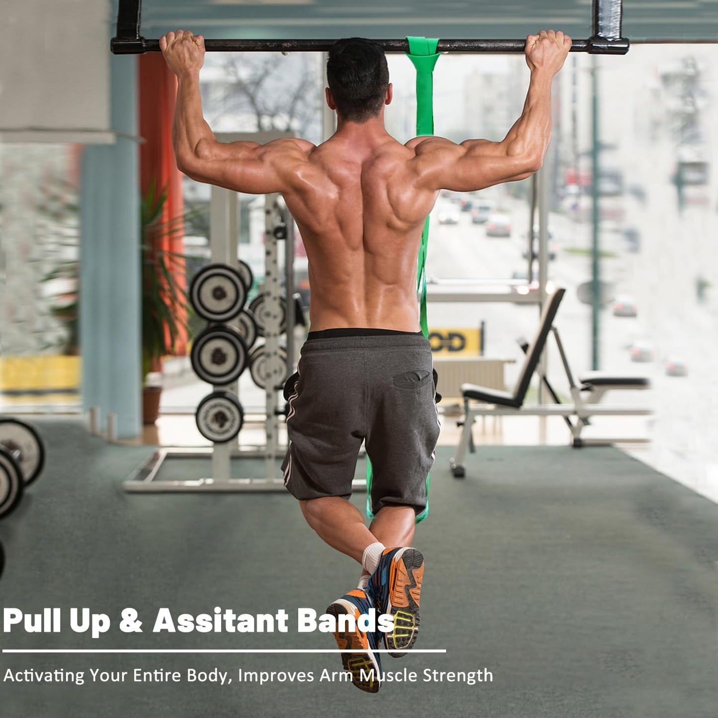Resistance Bands Set - Pull Up Assist Bands for Workout, Fitness, Physical Therapy