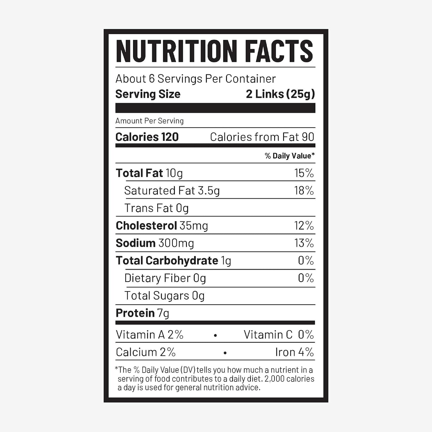 Duke's Pork Chorizo & Lime Smoked Shorty Sausages, 5 oz, Gluten Free, 7g Protein