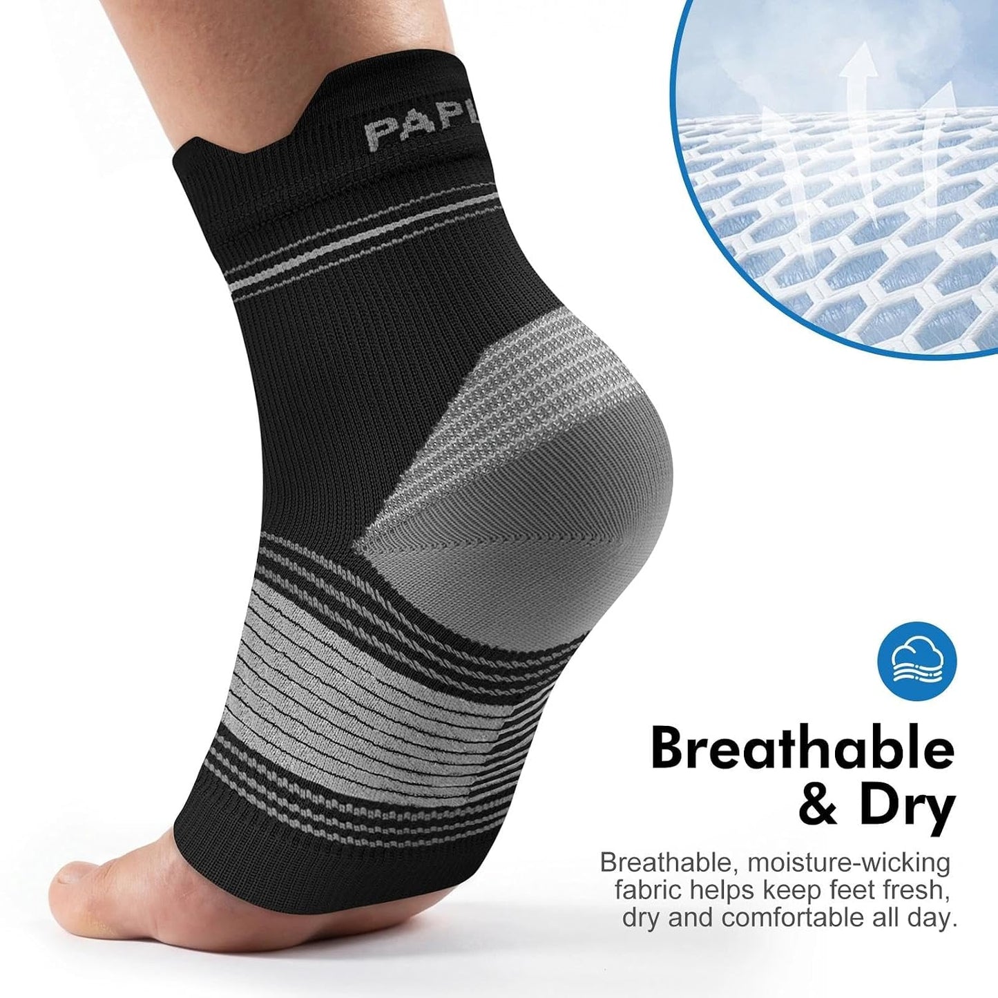 Plantar Fasciitis Socks for Men and Women with Arch Support and Compression
