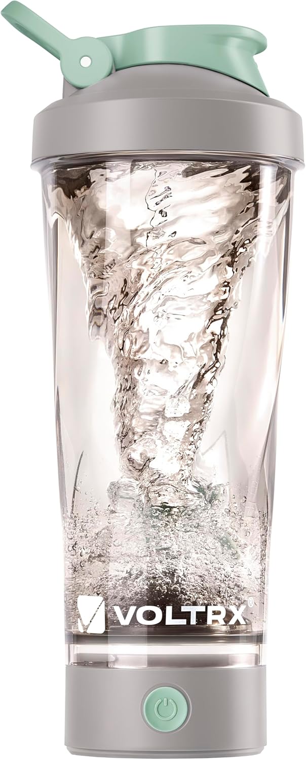 VOLTRX 24oz Electric Protein Shaker Bottle - BPA Free Tritan