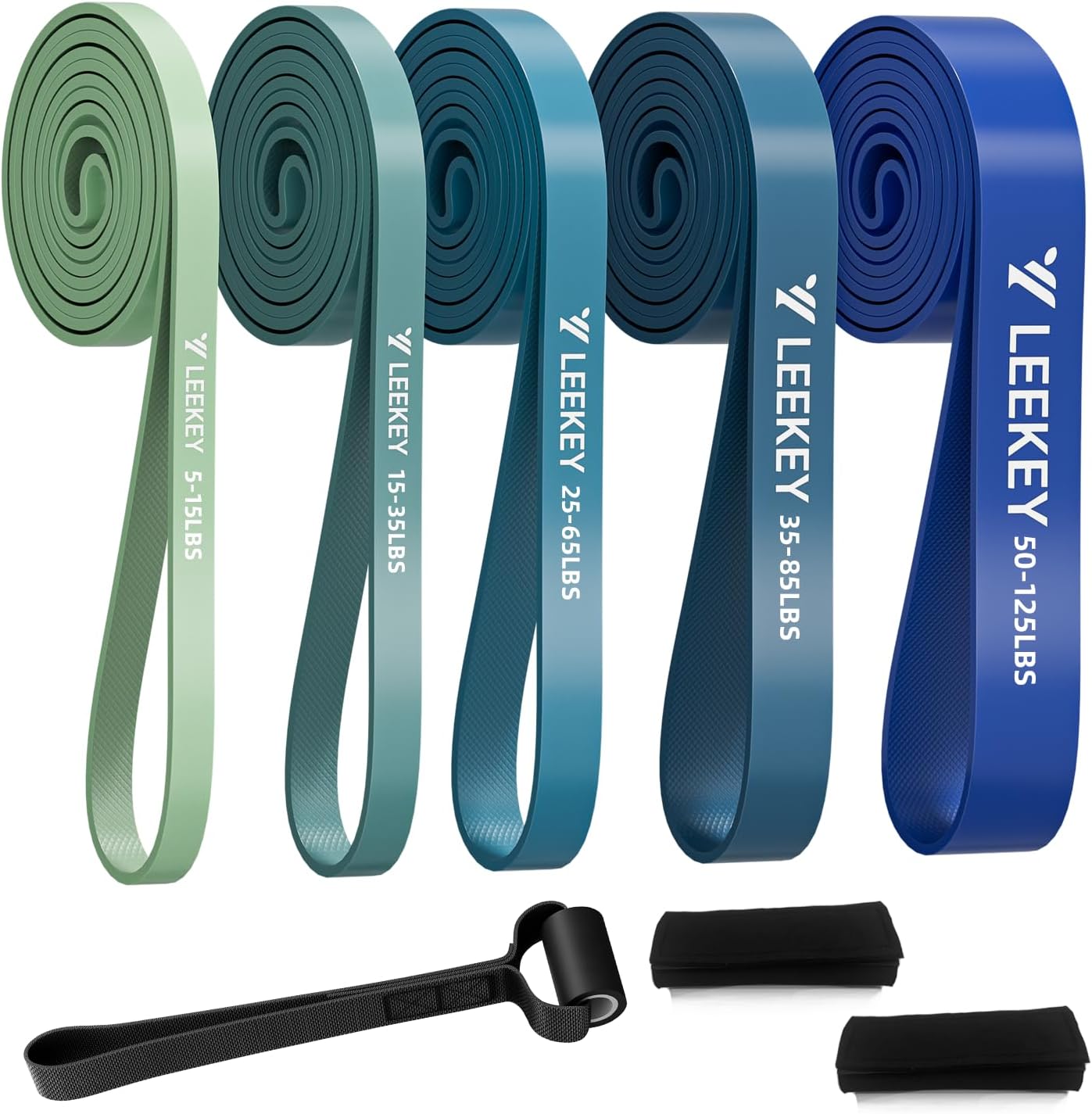 LEEKEY Resistance Bands for Working Out and Fitness Training