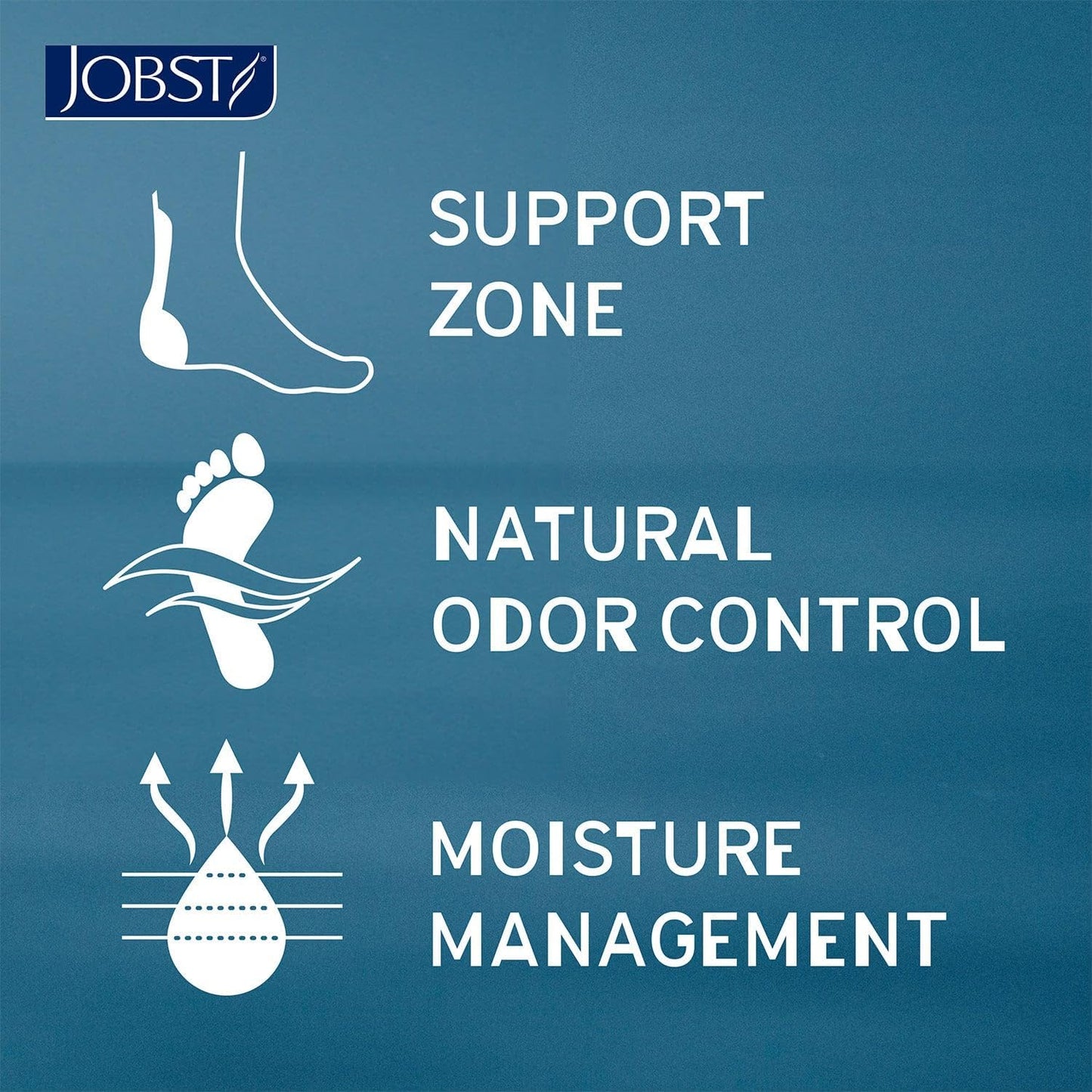 JOBST Sport 20-30 mmHg Knee High Compression Socks