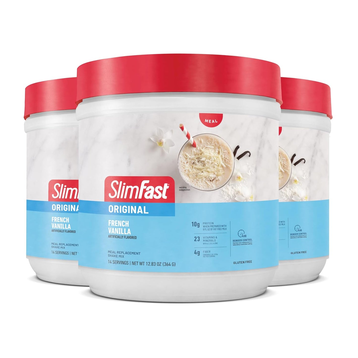 SlimFast Meal Replacement Powder, Original Rich Chocolate Royale, 10g of Protein, 22 Servings (Packaging May Vary)