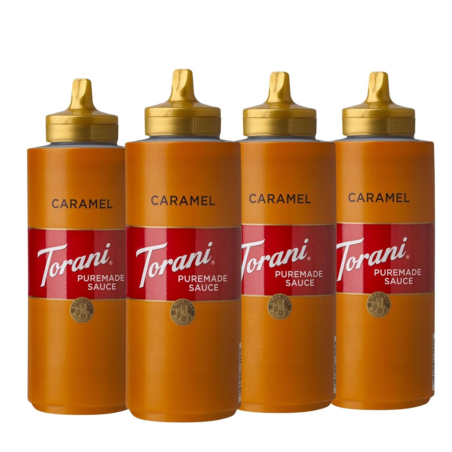 Torani Puremade Sauce, Dark Chocolate, 16.5 Ounces (Pack of 4)
