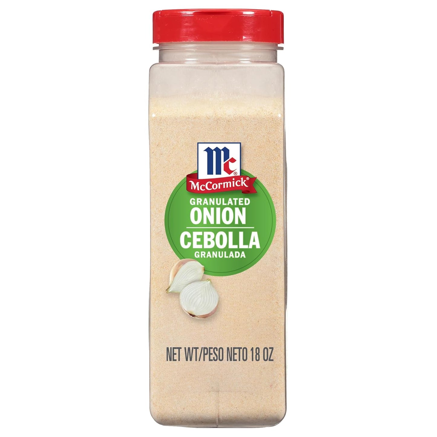 McCormick Granulated Onion, From Whole White Onions, for Consistent Flavor, 18 oz