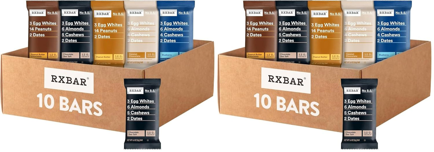 RXBAR Protein Bars Variety Pack 10 Count