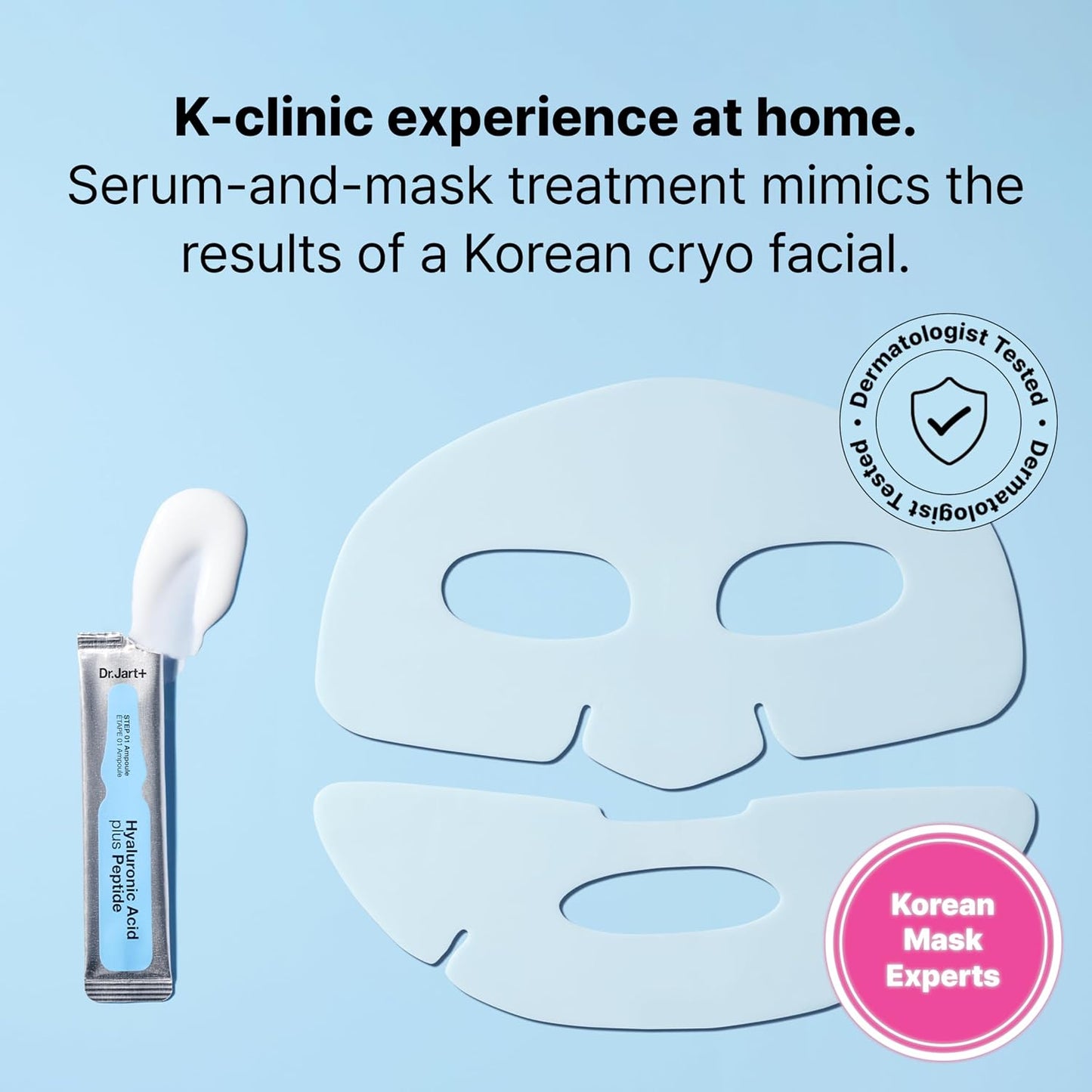 Dr.Jart+ Cryo Rubber Cooling Korean Face Mask with Serum Ampoule