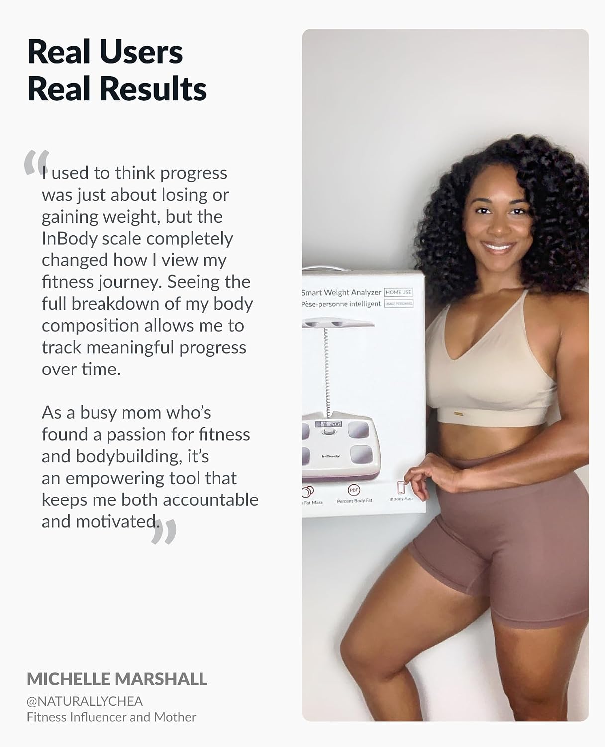 InBody Dial H20 Smart Scale with BMI, Body Fat, and Muscle Mass Analysis