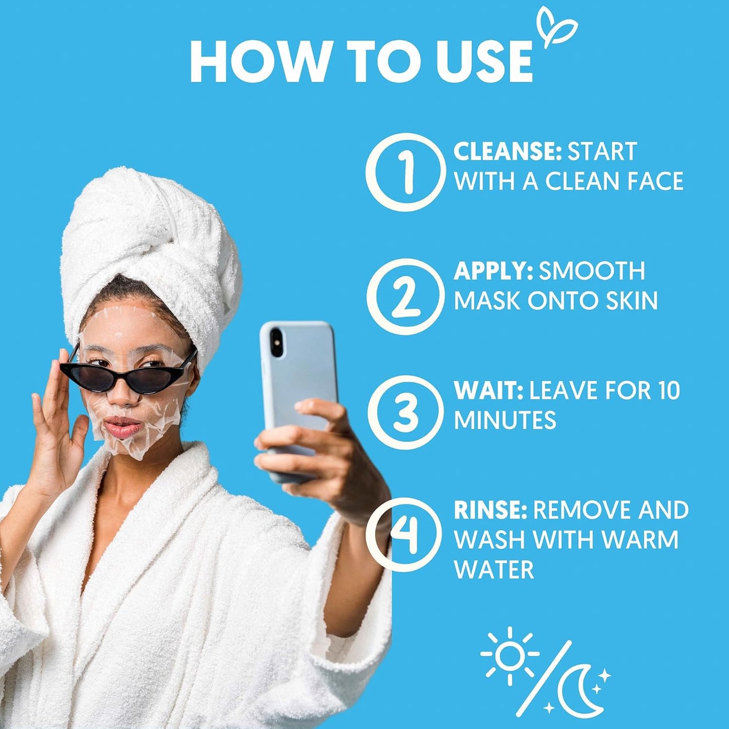 By Nature 2% Hyaluronic Acid Sheet Face Mask for Dry Skin