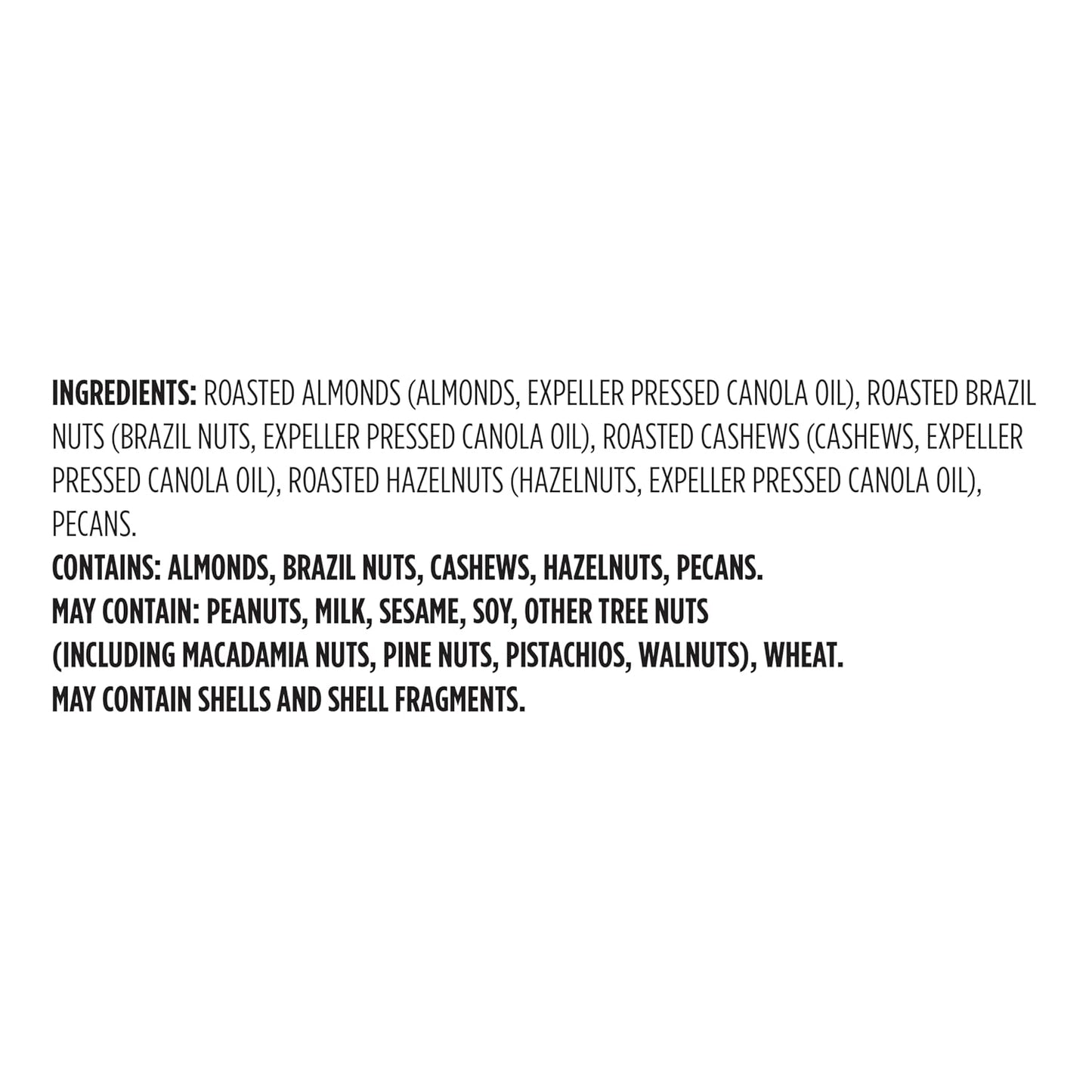 Amazon Grocery Deluxe Mixed Nuts Roasted Unsalted 16 Oz Product Details