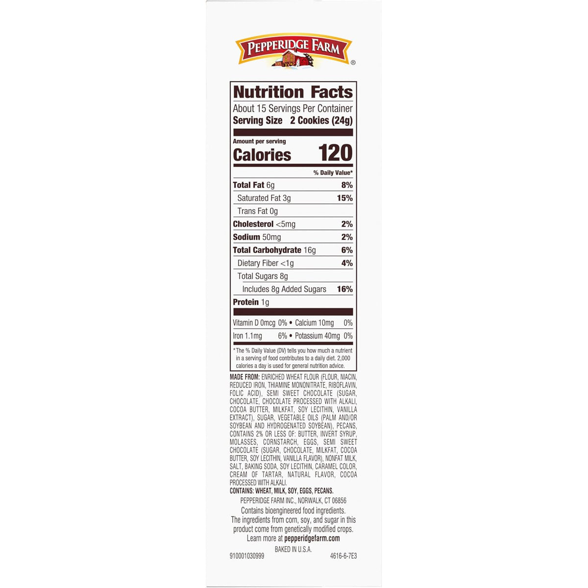 Pepperidge Farm Chocolate Collection, 7 Cookie Varieties, 13-oz Box
