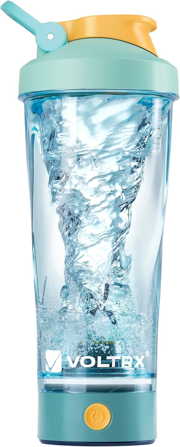 VOLTRX 24oz Electric Protein Shaker Bottle - BPA Free Tritan
