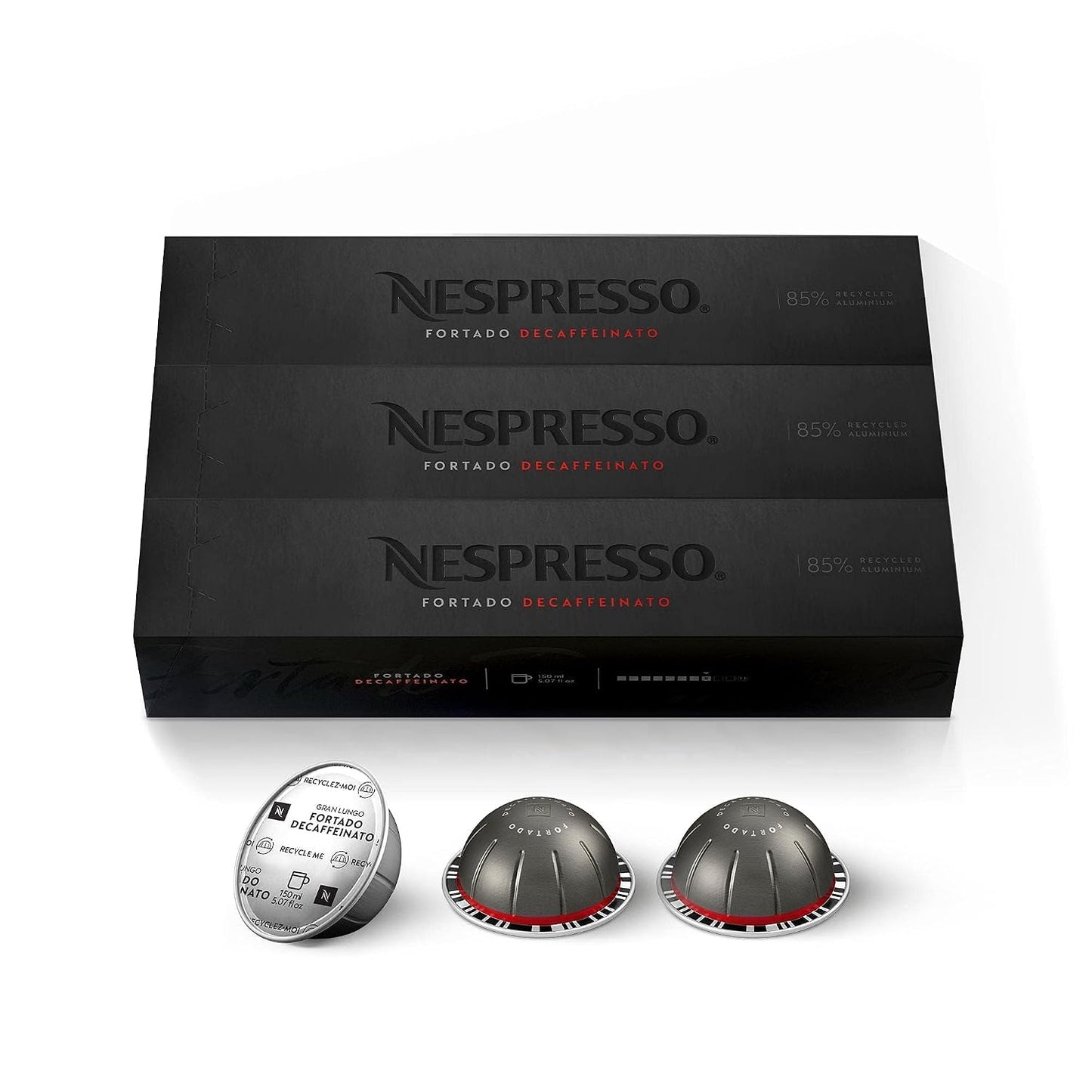 Nespresso Capsules Vertuo Half Caffeinato Mild Roast Coffee 30-Count Pods
