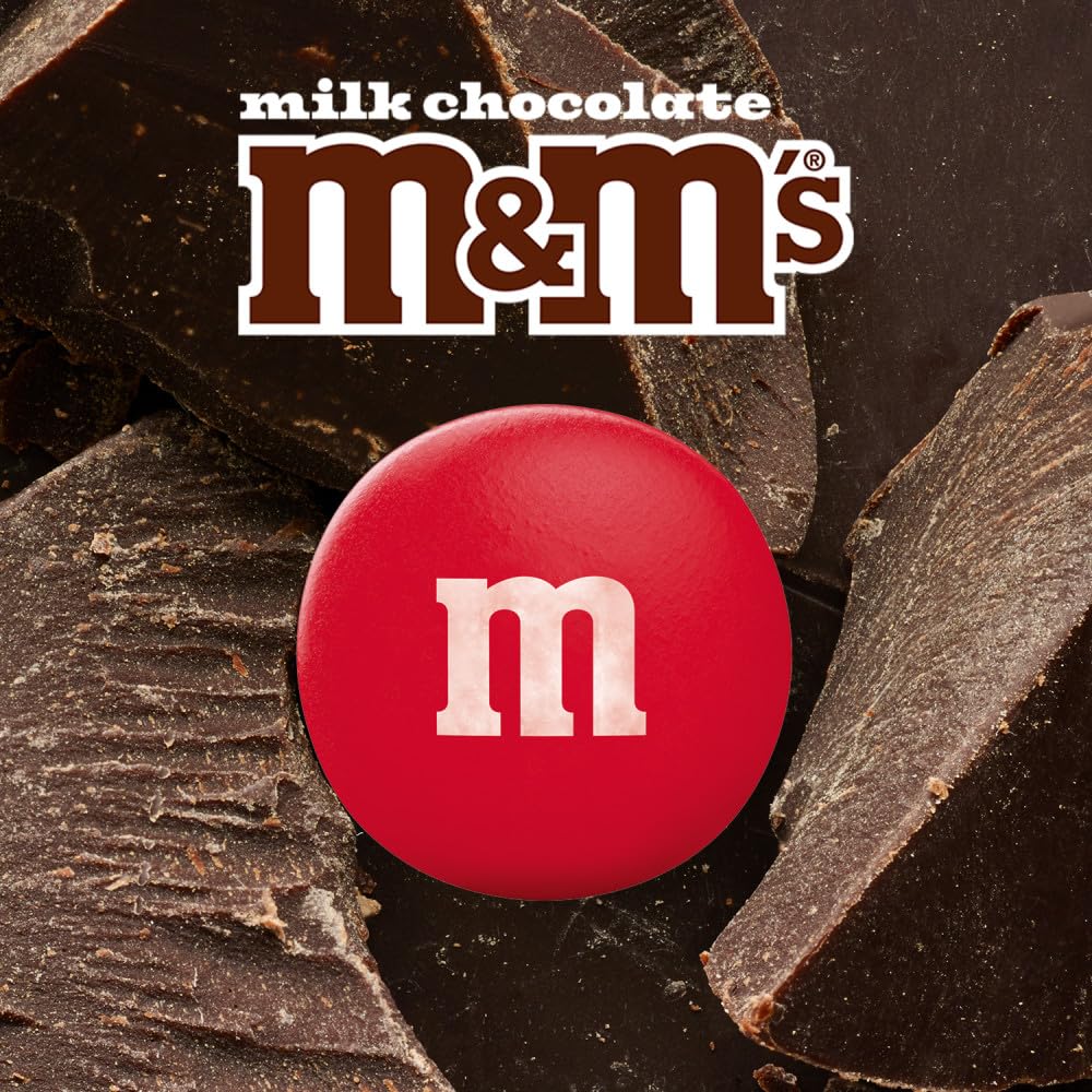 M&M'S Milk Chocolate Candy, Full Size, 1.69 oz Bag (Pack of 36)