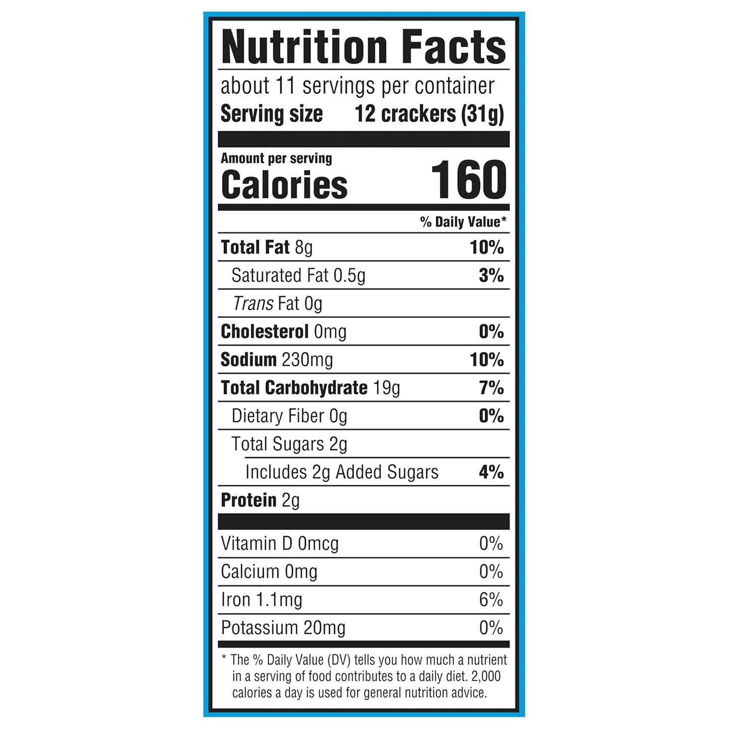 Original Baked Snack Crackers, Family Size, 12 oz