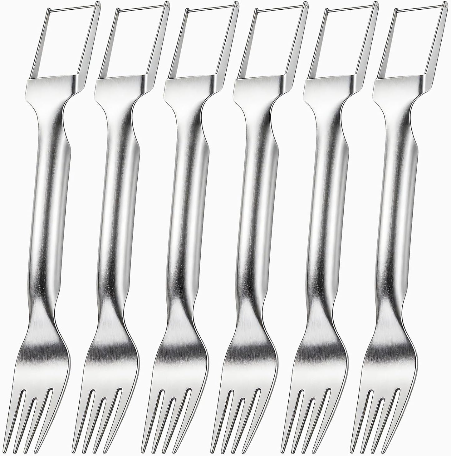 Watermelon Cutter Slicer,2-in-1 Stainless Steel Fruit Fork for Home Kitchen