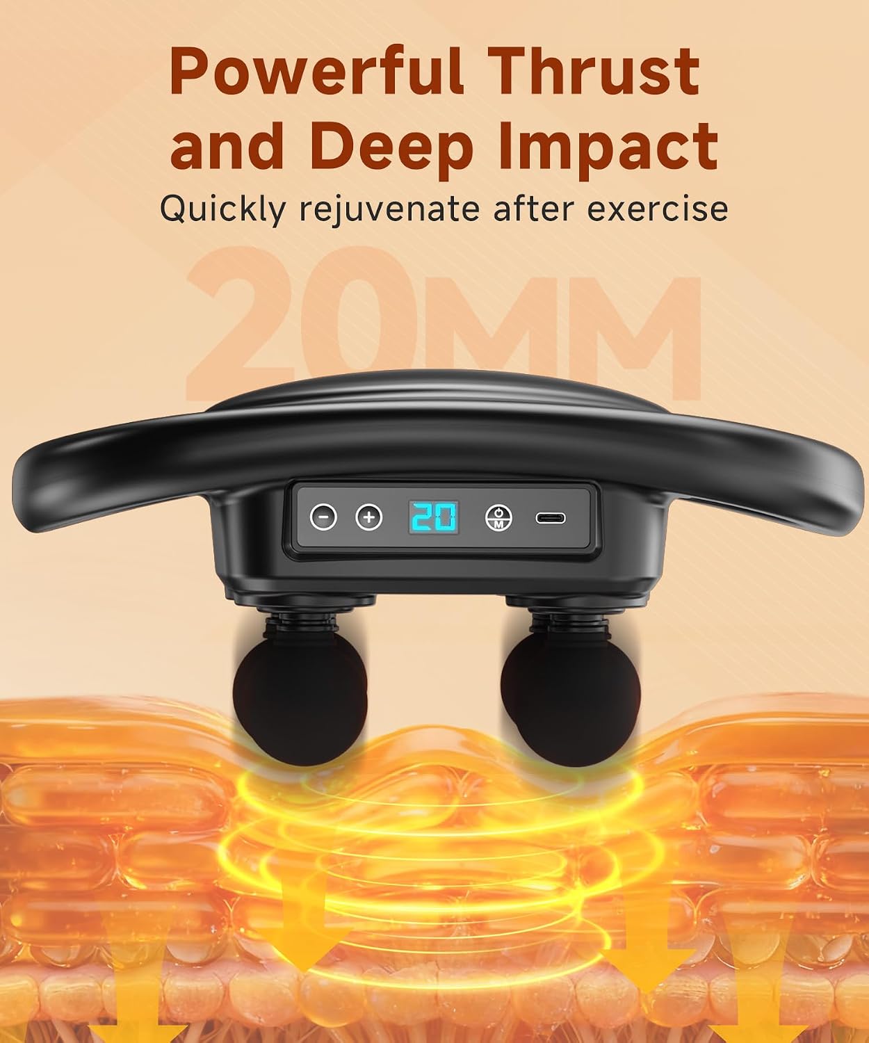 AERLANG Massage Gun Deep Tissue Muscle Massager for Pain Relief