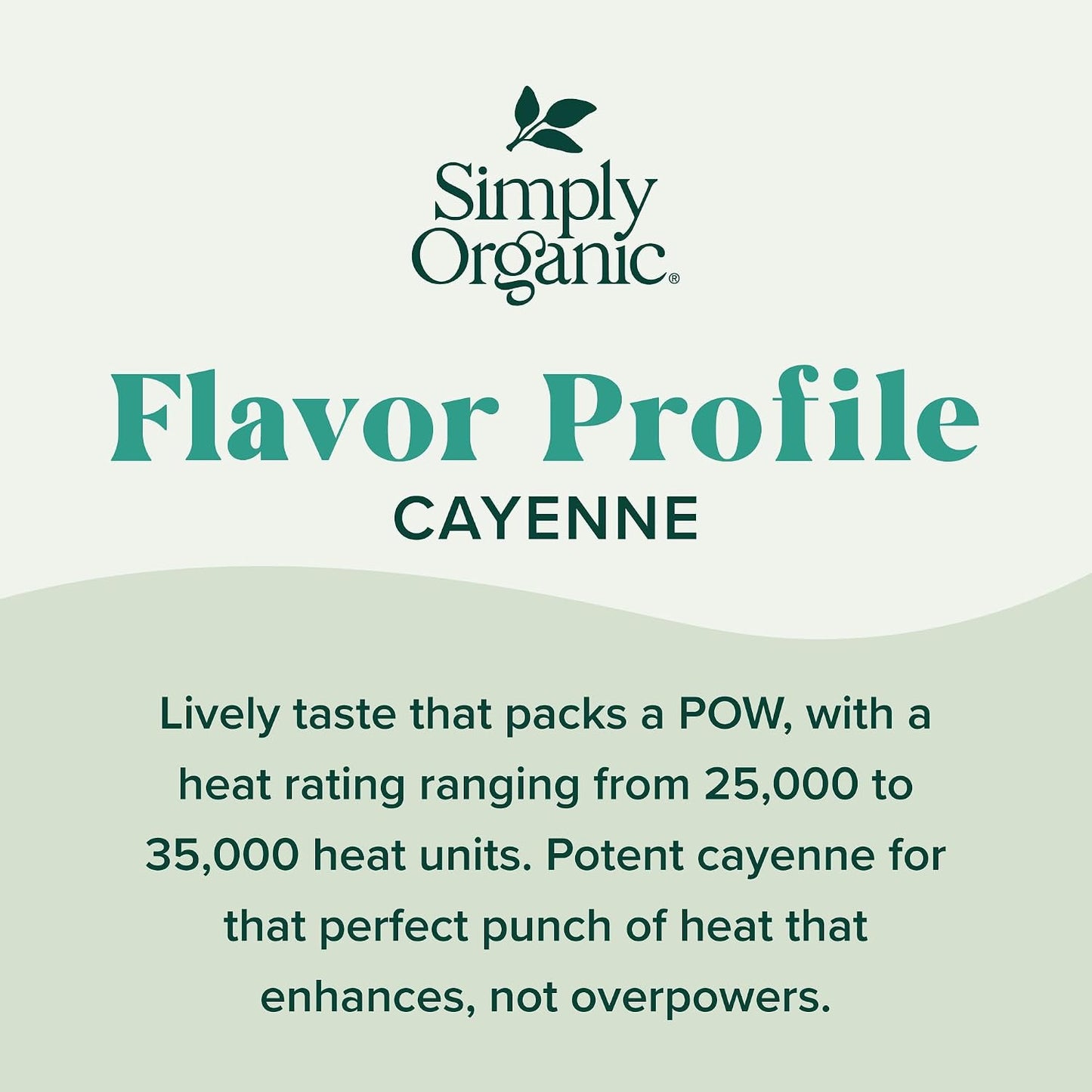 Simply Organic Cayenne Pepper, 2.50 Ounce, Pure, Organic, No GMOs, Kosher, Versatile Spice for Chili and Curries