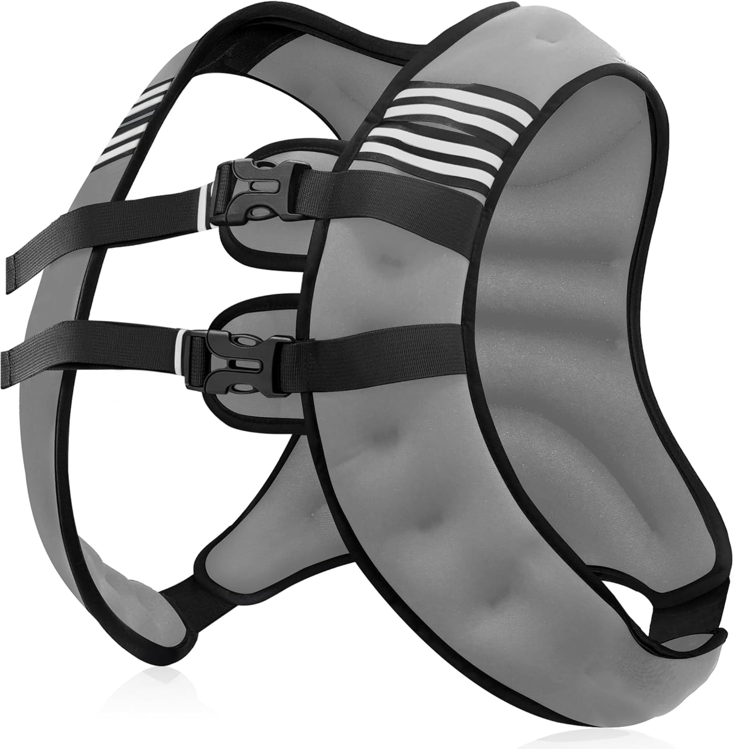 NATURELUX Weighted Vest for Men & Women - 5-30lbs Adjustable Weight Vest for Workouts, Running, Walking