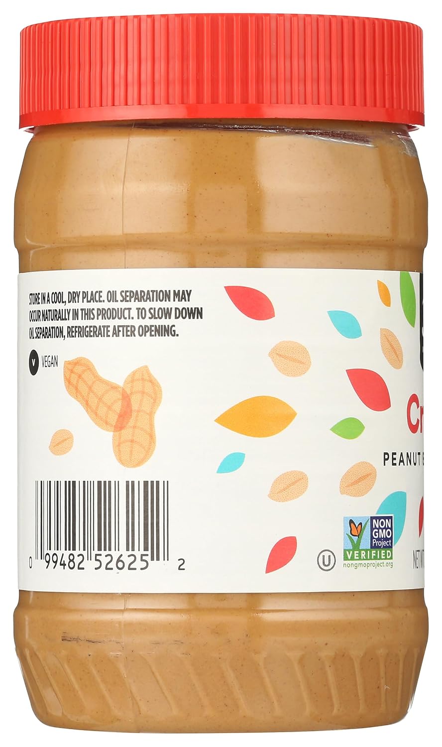 365 by Whole Foods Market Creamy Peanut Butter Spread No Stir 16 Ounce Jar