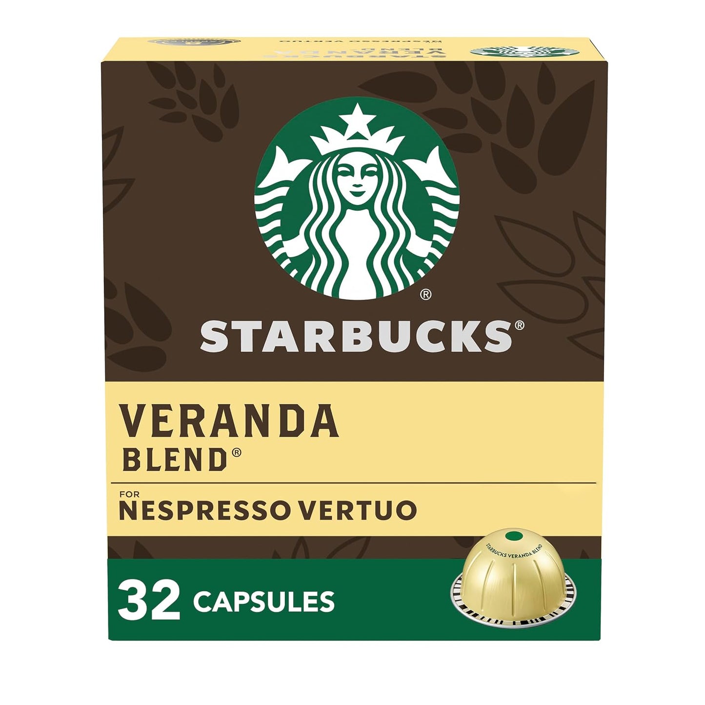 Starbucks by Nespresso Vertuo Coffee Pods, 30-count, Medium Roast, 7.8 oz Brew Size