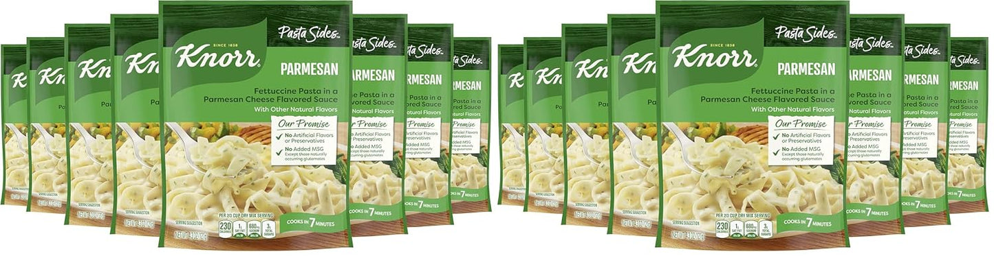 Knorr Pasta Sides Parmesan, 4.3 oz, No Artificial Flavors, No Preservatives, No Added MSG