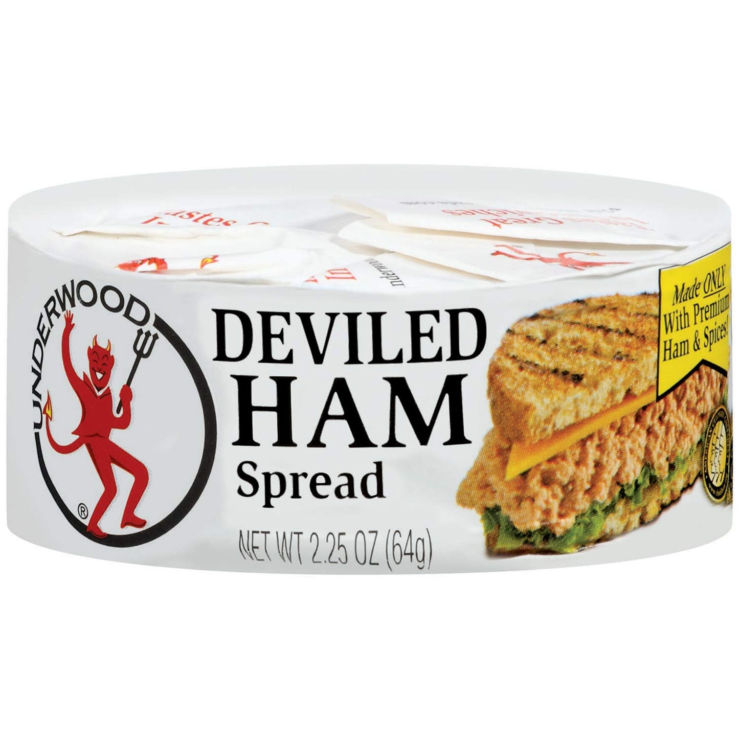 Underwood Deviled Ham Spread 4.25 Ounce 4 Pack Convenience Snacking