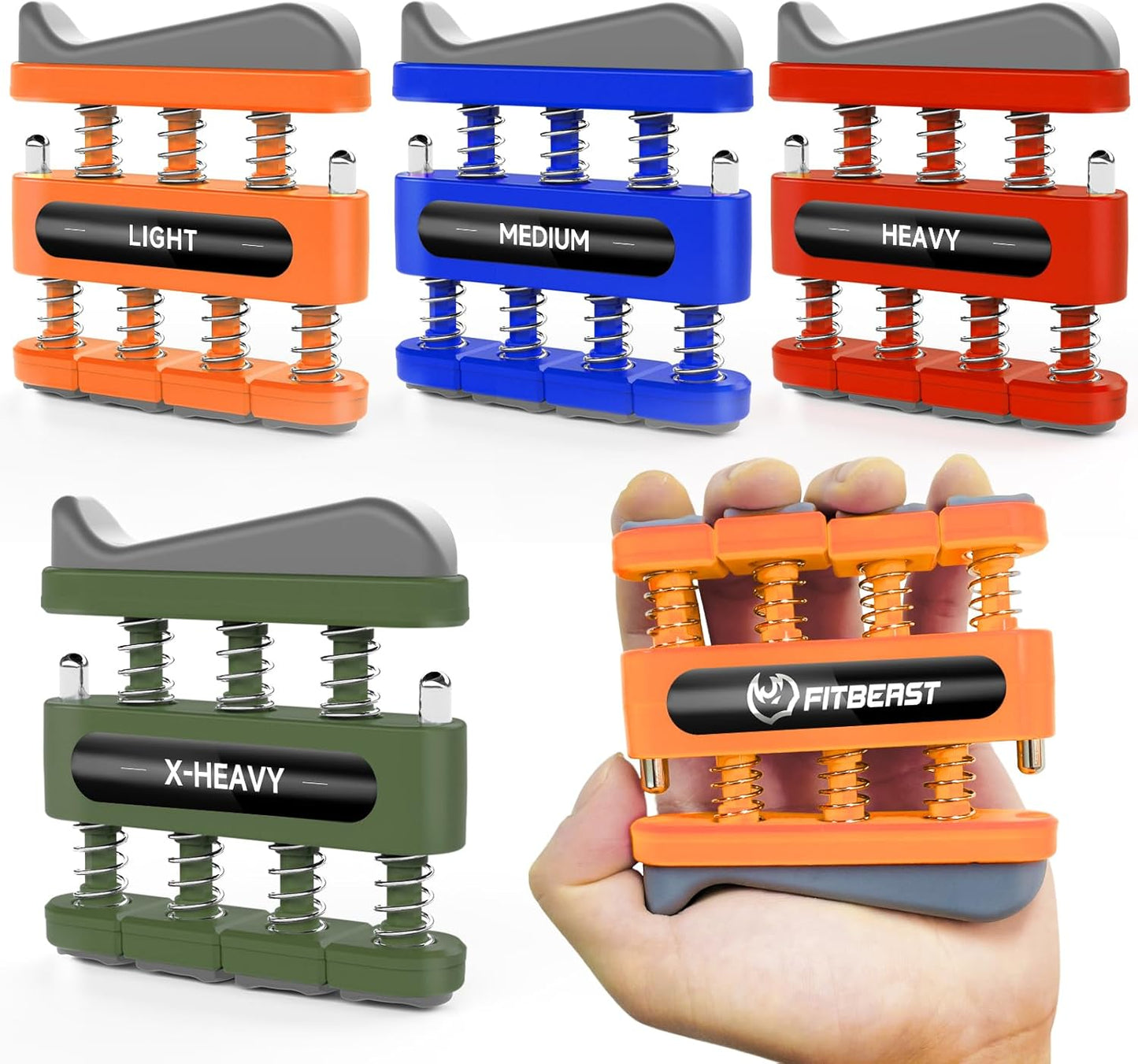 FitBeast Finger Strengthener - Improve Dexterity, Strength & Recovery