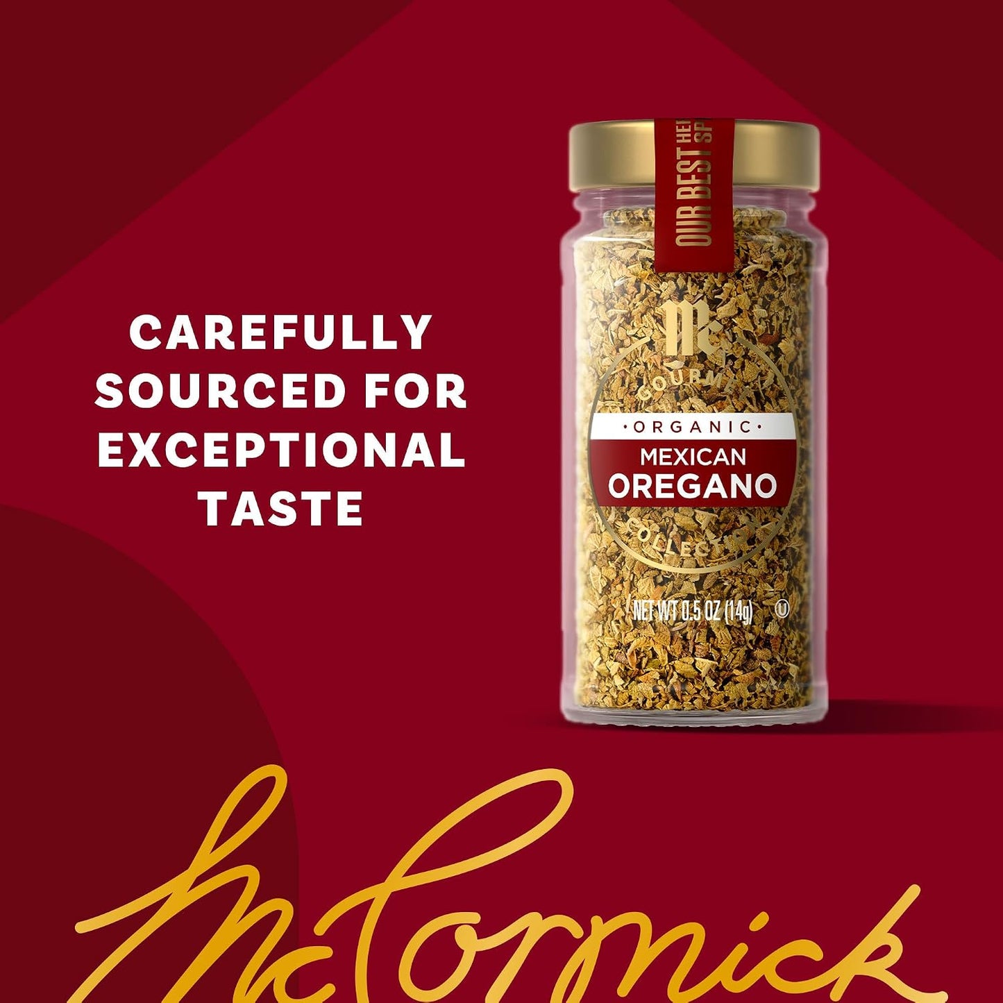 McCormick Gourmet Collection Organic Mexican Oregano, 0.5 oz