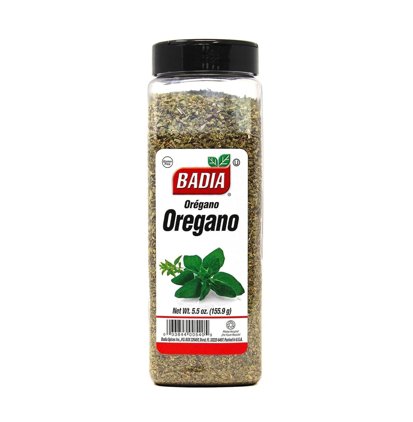 Badia Whole Oregano, 5.5 oz Dried Oregano Leaves Herb Seasoning Aromatic Flavorful Italian Latin Mediterranean Cuisines