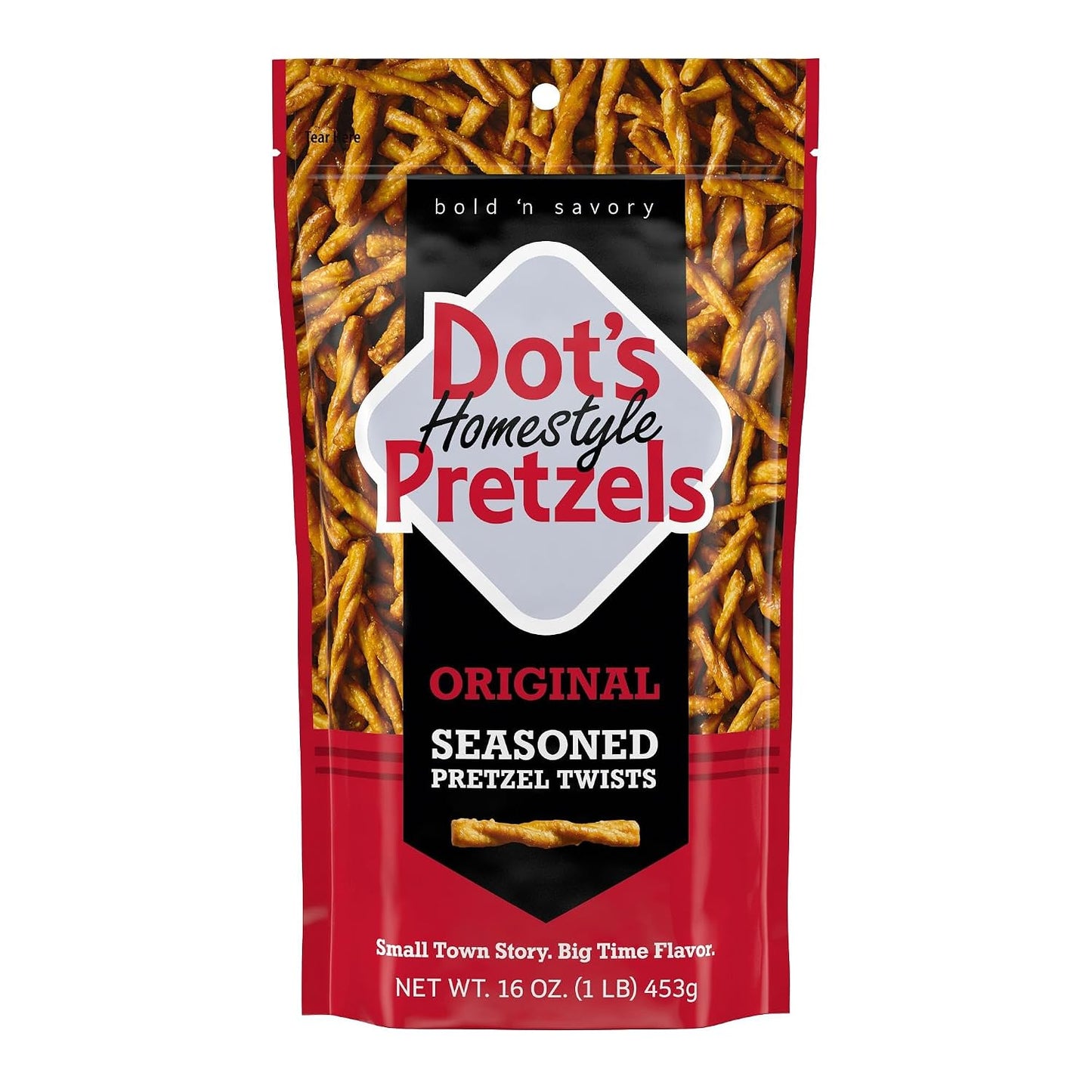 Original Seasoned Pretzel Twist Snack in 16oz Resealable Bag