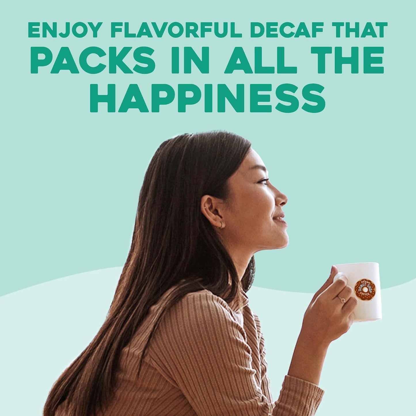The Original Donut Shop Decaf Keurig Single-Serve K-Cup Pods, Medium Roast Coffee, 48 Count