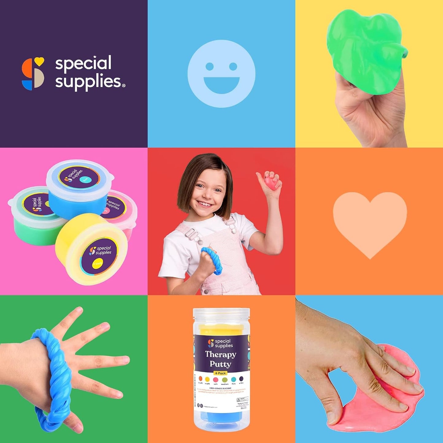 Special Supplies Therapy Putty for Teens and Adults - Resistive Hand Exercise