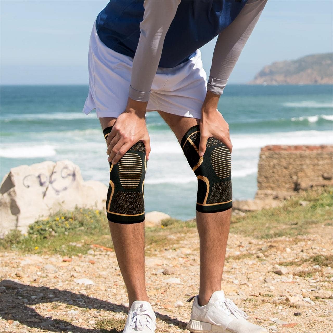 Copper Knee Braces for Men and Women, Knee Supports and Compression Sleeves
