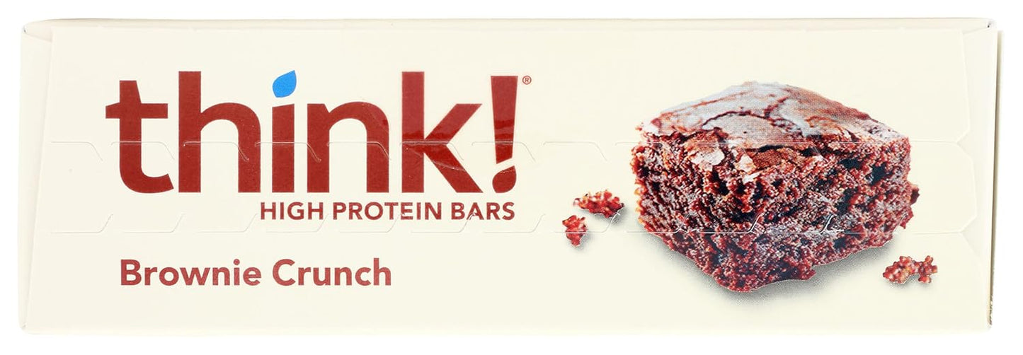 Glanbia Performance Thinkthin High Protein Bars, Brownie Crunch, 5 Count, Gluten Free