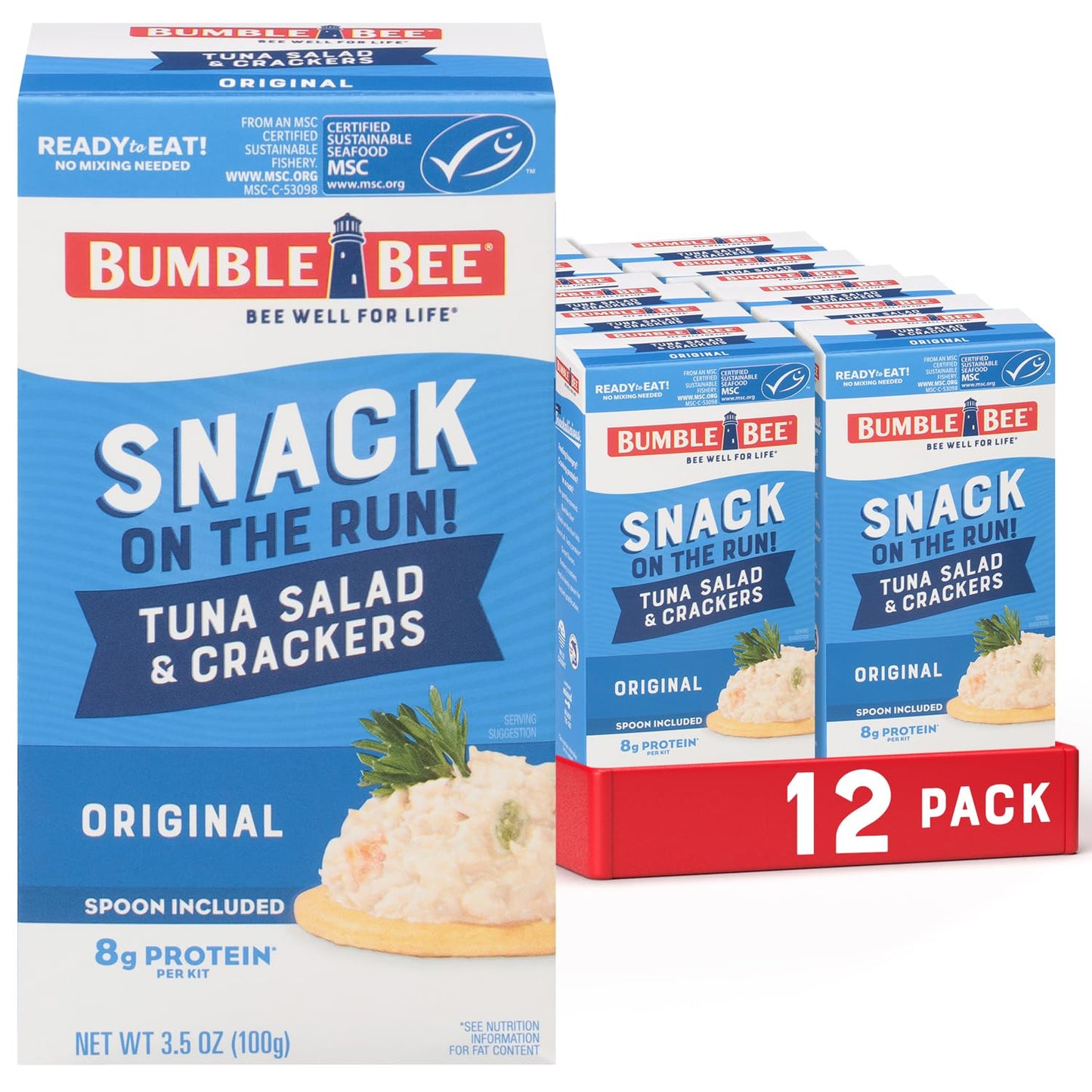 Bumble Bee Snack On The Run! Protein Pack with Tuna Salad and Crackers