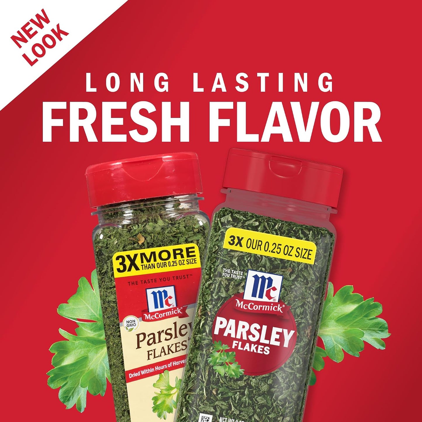 McCormick Parsley Flakes, 0.87 oz, Non GMO, Shelf-Stable, Long-Lasting, Fresh Flavor