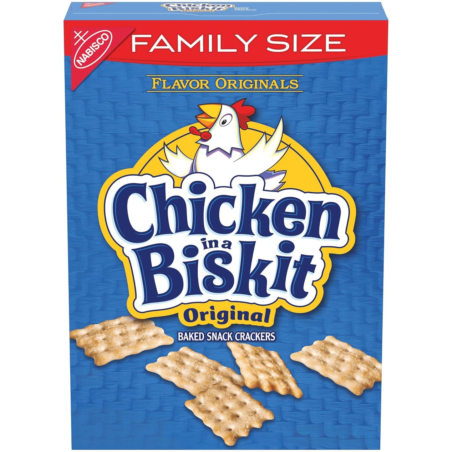 Original Baked Snack Crackers, Family Size, 12 oz