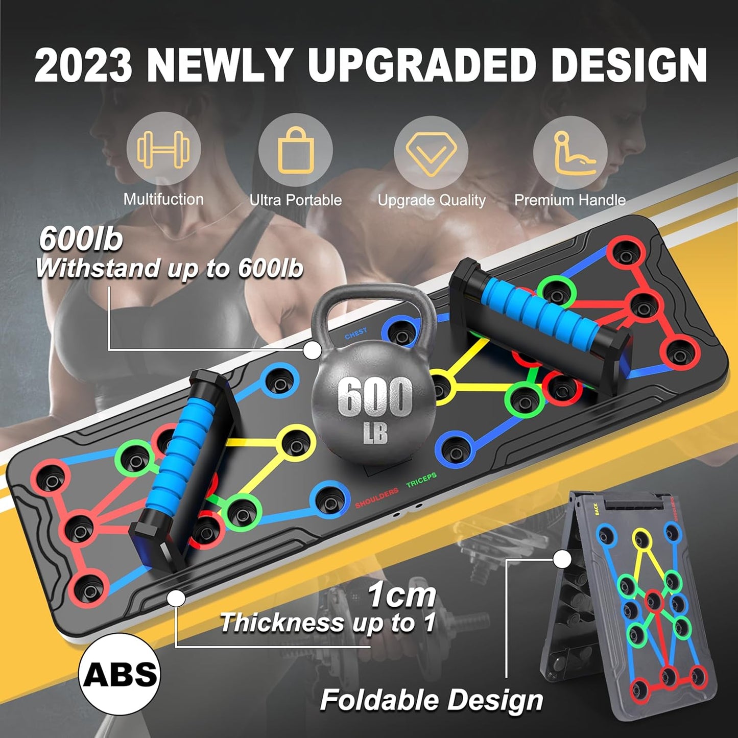 15-in-1 Push Up Board for Full-Body Workout | IUT Fitness Equipment