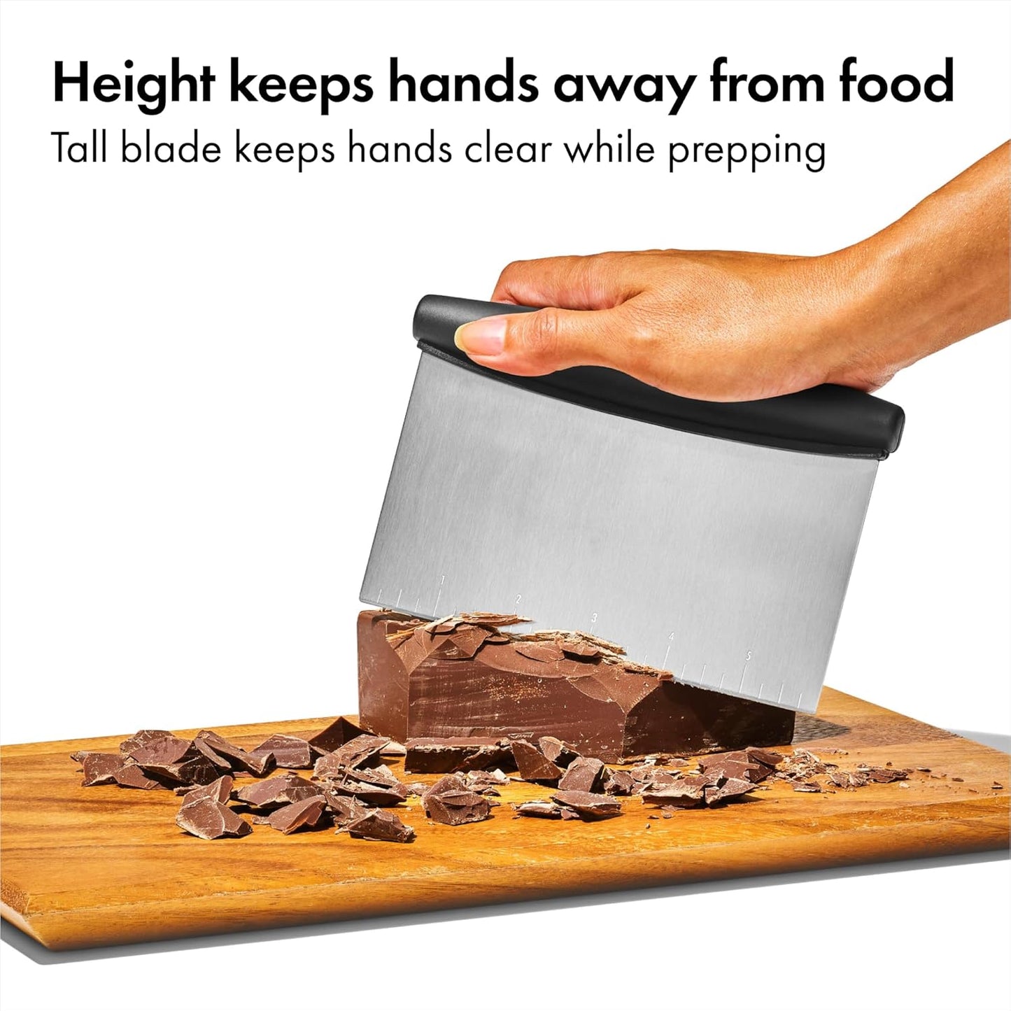 OXO Good Grips Multi-Purpose Stainless Steel Scraper and Chopper