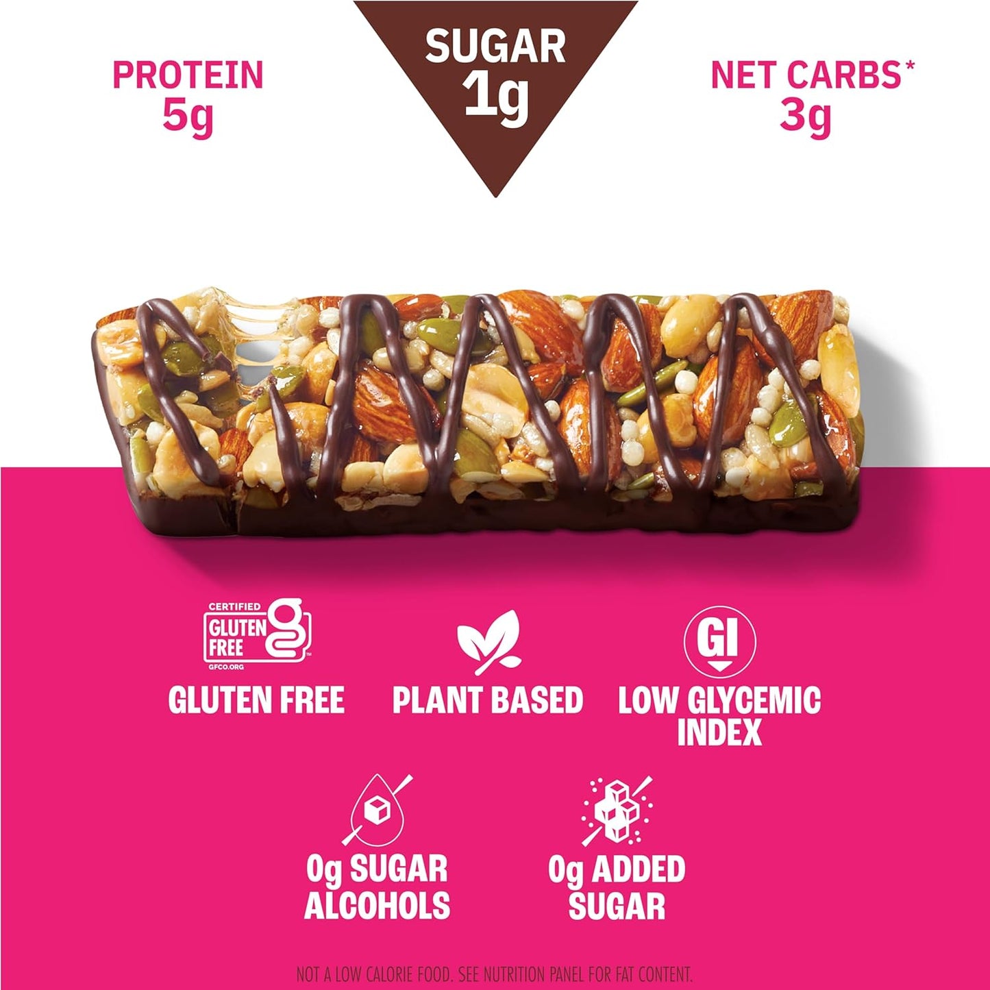 Munk Pack Fiber Nut Bars, Sea Salt Dark Chocolate, Gluten Free, 5g Fiber, 3g Net Carb, 24 Count