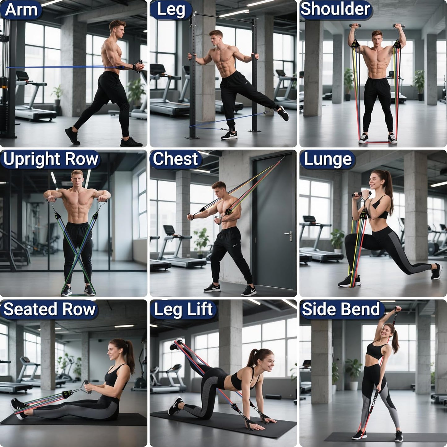 Readaeer Resistance Bands for Fitness and Strength Training