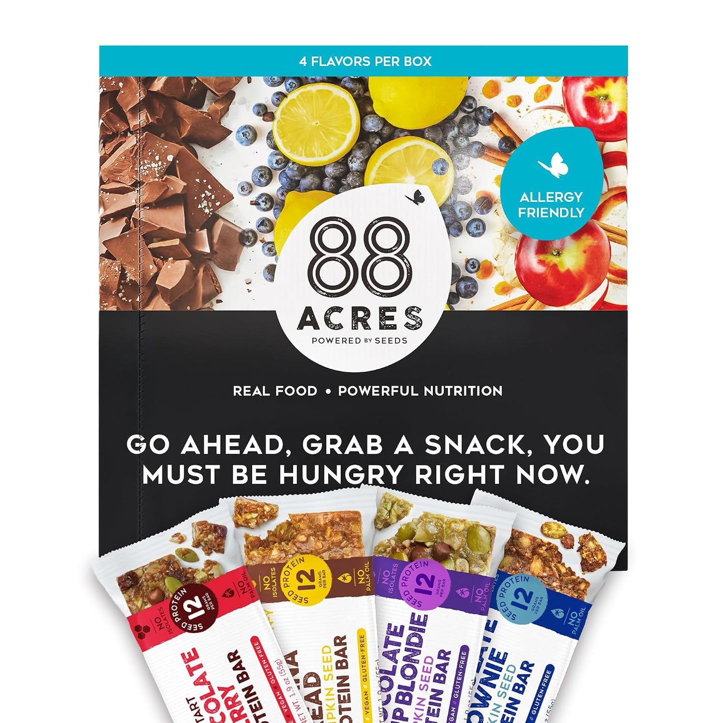 88 Acres Banana Bread High Protein Bars 9 Pack