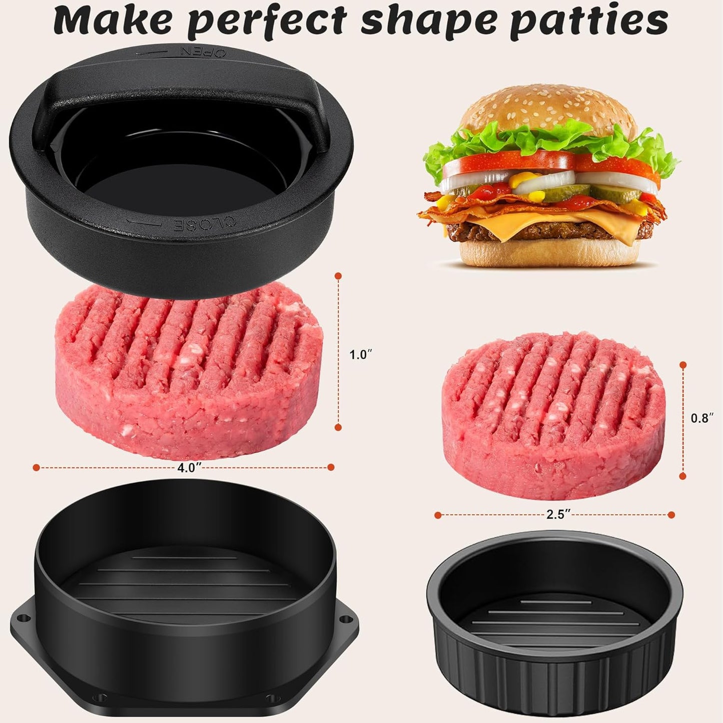 Grilliance 27pcs Griddle Accessories Kit for Blackstone, Professional Hibachi Flat Top Grill Tools, Enlarged Spatula Gift Set with Basting Cover,Burger Press Patty Maker for Outdoor BBQ Teppanyaki