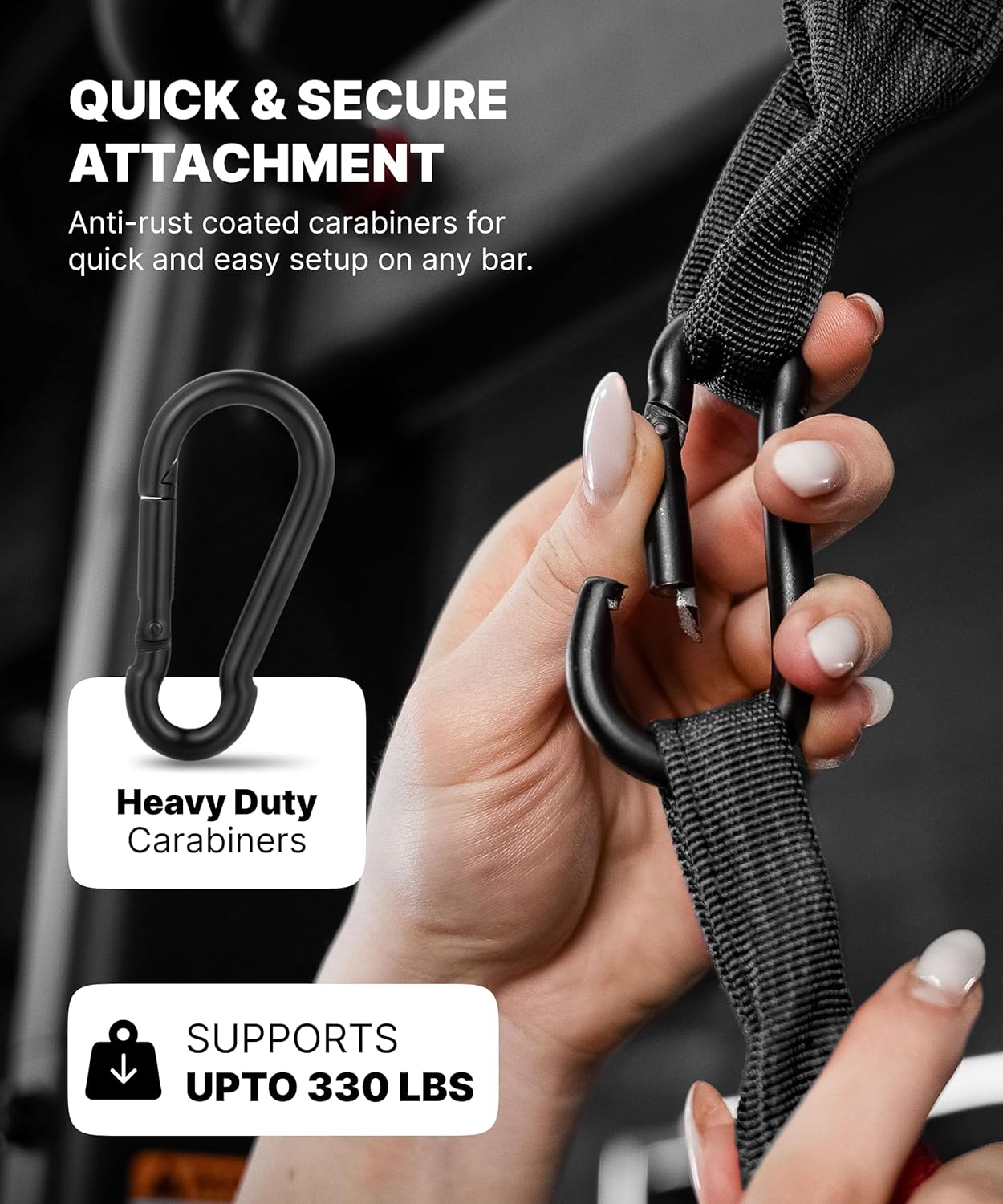 DMoose Fitness Hanging Ab Straps - Soft Padded Straps for Pull Up Bar Core Workouts